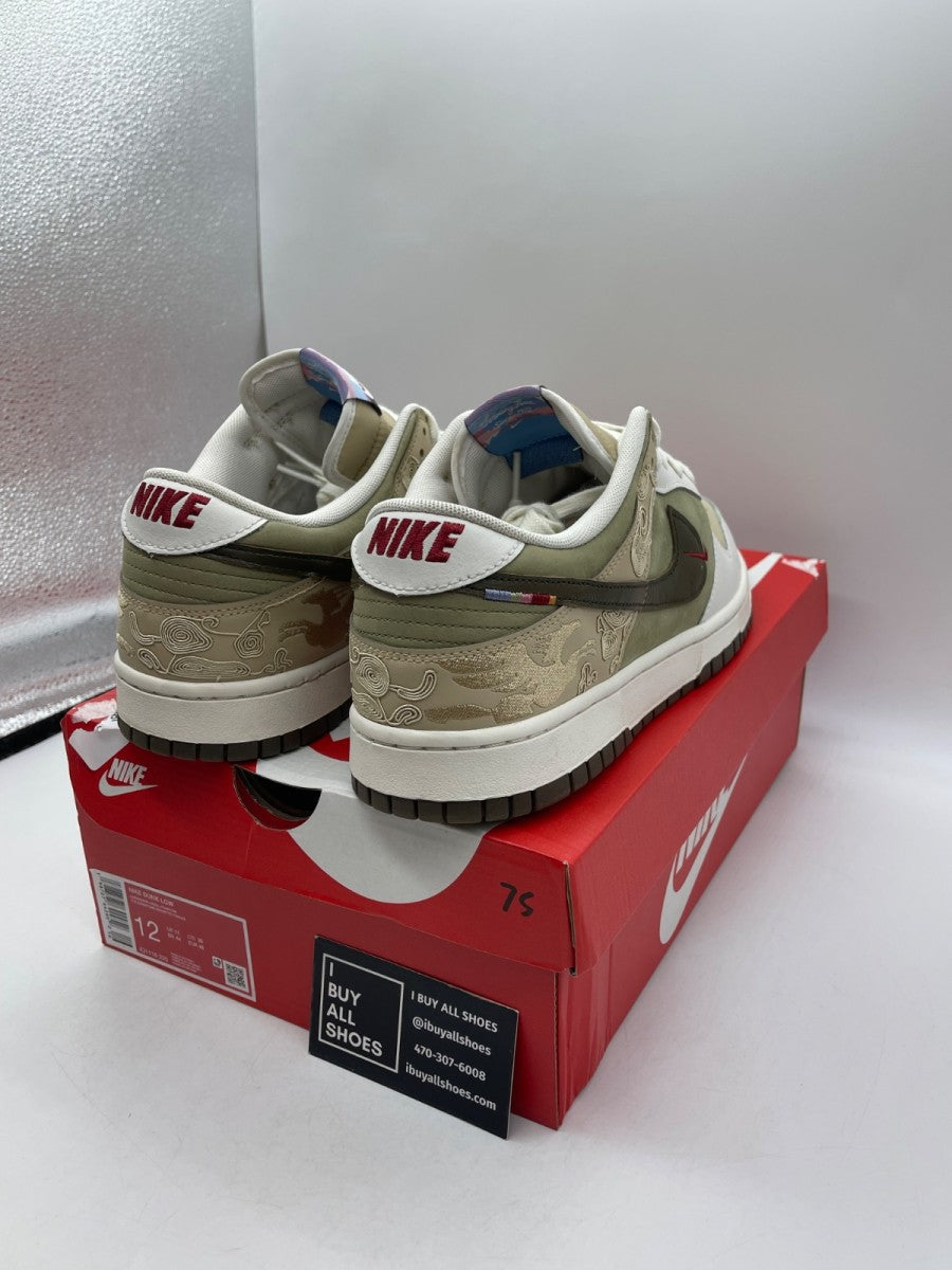 Nike Dunk Low Pegasus Pack Linen Phantom 12 (Moderately Worn Pre-Owned) - Image 5
