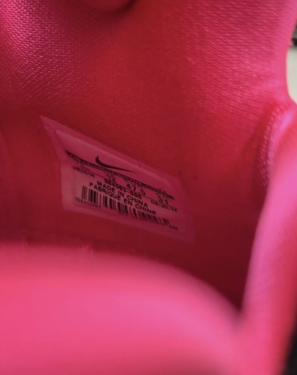 Nike LeBron 12 23 Chromosomes 13 (Moderately Worn Pre-Owned)NikeBlack/Pink Power-Blue Lagoon - Image 9