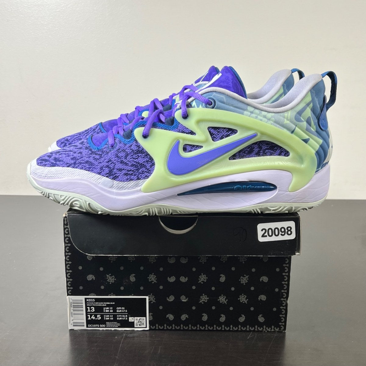Nike KD 15 'Nightmares' 13 (Lightly Worn Pre-Owned)Nike - Image 3