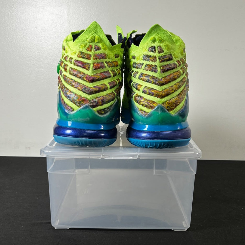 Nike LeBron 17 Mr. Swackhammer 17 (New Pre-Owned)NikeGhost Green/College Navy-Orange Trance-Laser Blue - Image 5