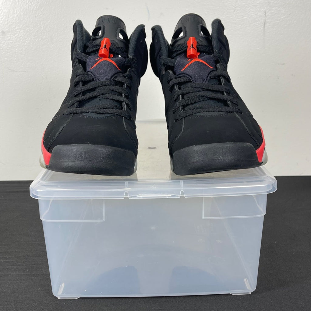 Jordan 6 Retro Infrared Salesman 10 (Moderately Worn Pre-Owned)JordanBlack/Infrared - Image 2