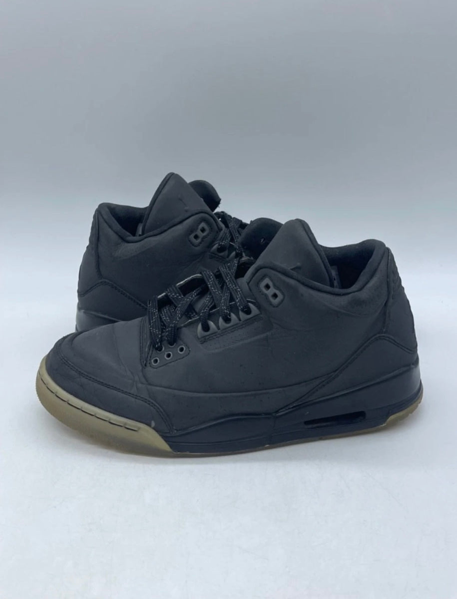 Jordan 3 Retro 5Lab3 Black 8 (Heavily Worn Pre-Owned)JordanBlack/Black-Clear - Image 1