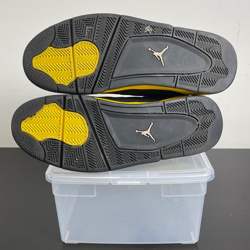 Jordan 4 Retro Thunder (2012) 12 (Moderately Worn Pre-Owned)JordanBlack/Tour Yellow - Image 5