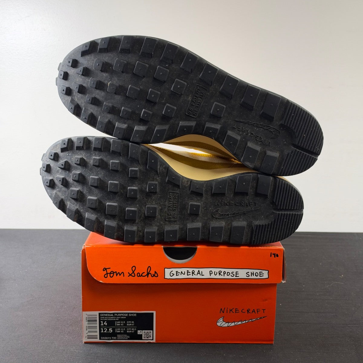 NikeCraft General Purpose Shoe Tom Sachs Archive Dark Sulfur (Size 14W / 12.5M) - aux