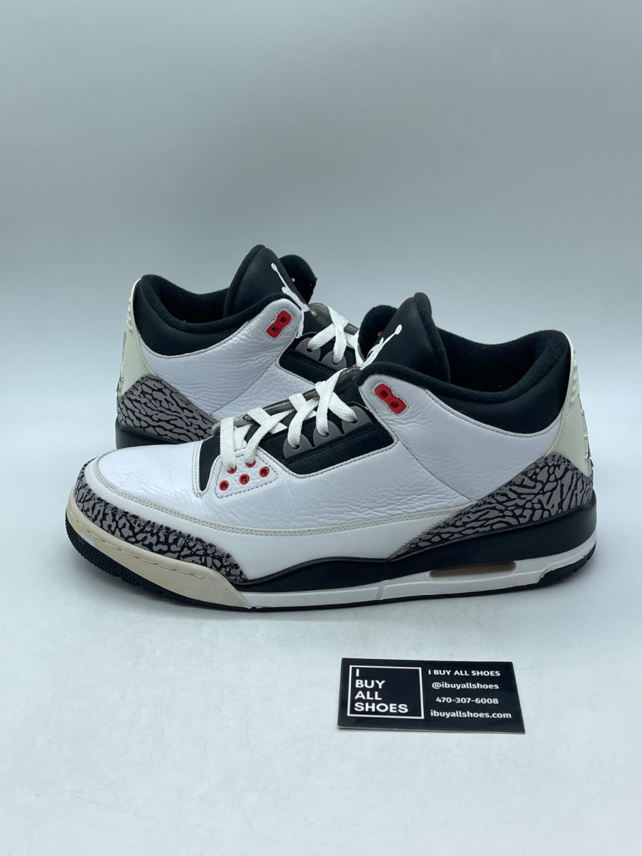 Jordan 3 Retro Infrared 23 13 (Moderately Worn Pre-Owned) - Image 1
