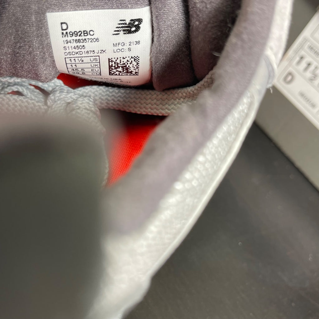 New Balance 992 MiUSA Grey Multi (Size 11.5) Moderately Worn - Image 6