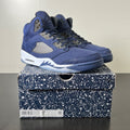 Jordan 5 Retro Midnight Navy 11 (Lightly Worn Pre-Owned)JordanMidnight Navy/Black/Football Grey - Image 1