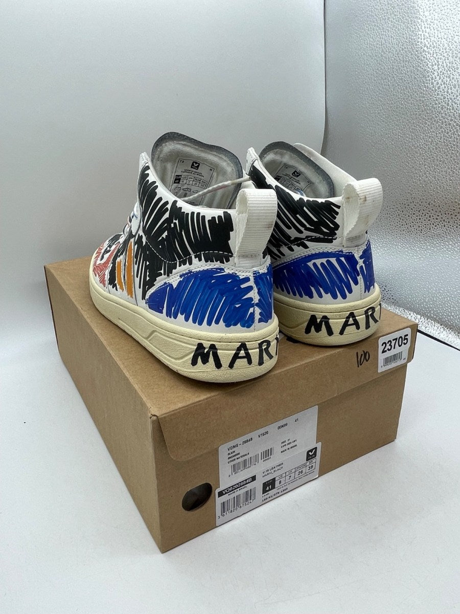 Marni x Veja V-15 High 'Scribble' 41 (Moderately Worn Pre-Owned)Veja - Image 4