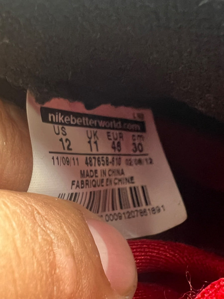 Nike Air Diamond Turf II Red Gold (2012) 12 (Heavily Worn Pre-Owned) - Image 6