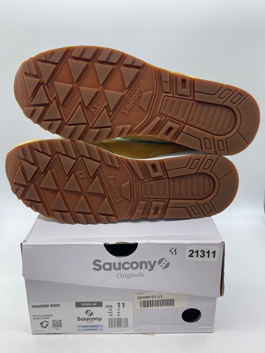 Saucony Shadow 6000 'White Green Mustard' 11 (Moderately Worn Pre-Owned) - Image 7