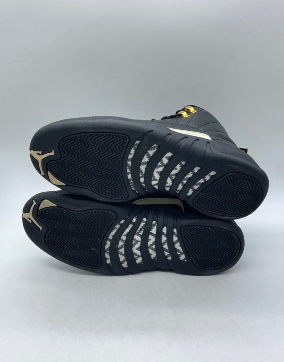 Jordan 12 Retro The Master 10.5 (Moderately Worn Pre-Owned)JordanBlack/Rattan-White-Metallic Gold - Image 6