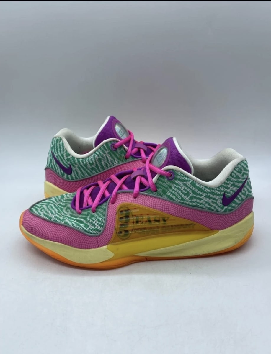 Nike KD 16 All-Star 13 (Lightly Worn Pre-Owned)NikeStadium Green/Hyper Violet/Barely Green/Playful Pink/University Gold/Lightening - Image 1