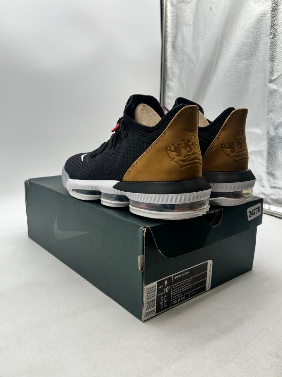 Nike LeBron 16 Low Black Wheat Soundtrack 9 (Lightly Worn Pre-Owned)NikeBlack/Multi-Color-White-Wheat - Image 6