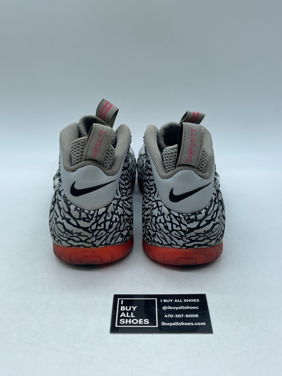Nike Air Foamposite Pro Elephant Print 9.5 (Heavily Worn Pre-Owned) - Image 3