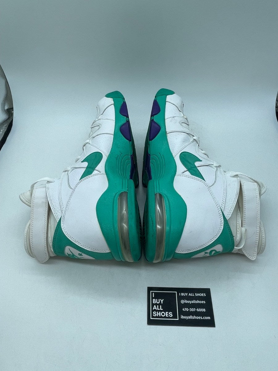 Nike Air Max 2 Strong White Violet Atomic Teal 13 (Moderately Worn Pre-Owned) - Image 6