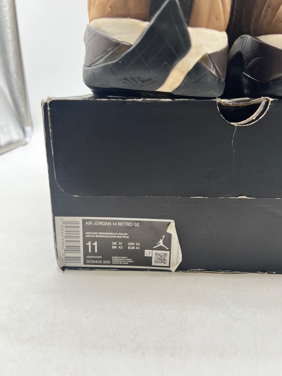 Jordan 14 Retro Winterized Archaeo Brown 11 (Heavily Worn Pre-Owned)JordanArchaeo Brown/Multi-Color-Multi-Color - Image 3