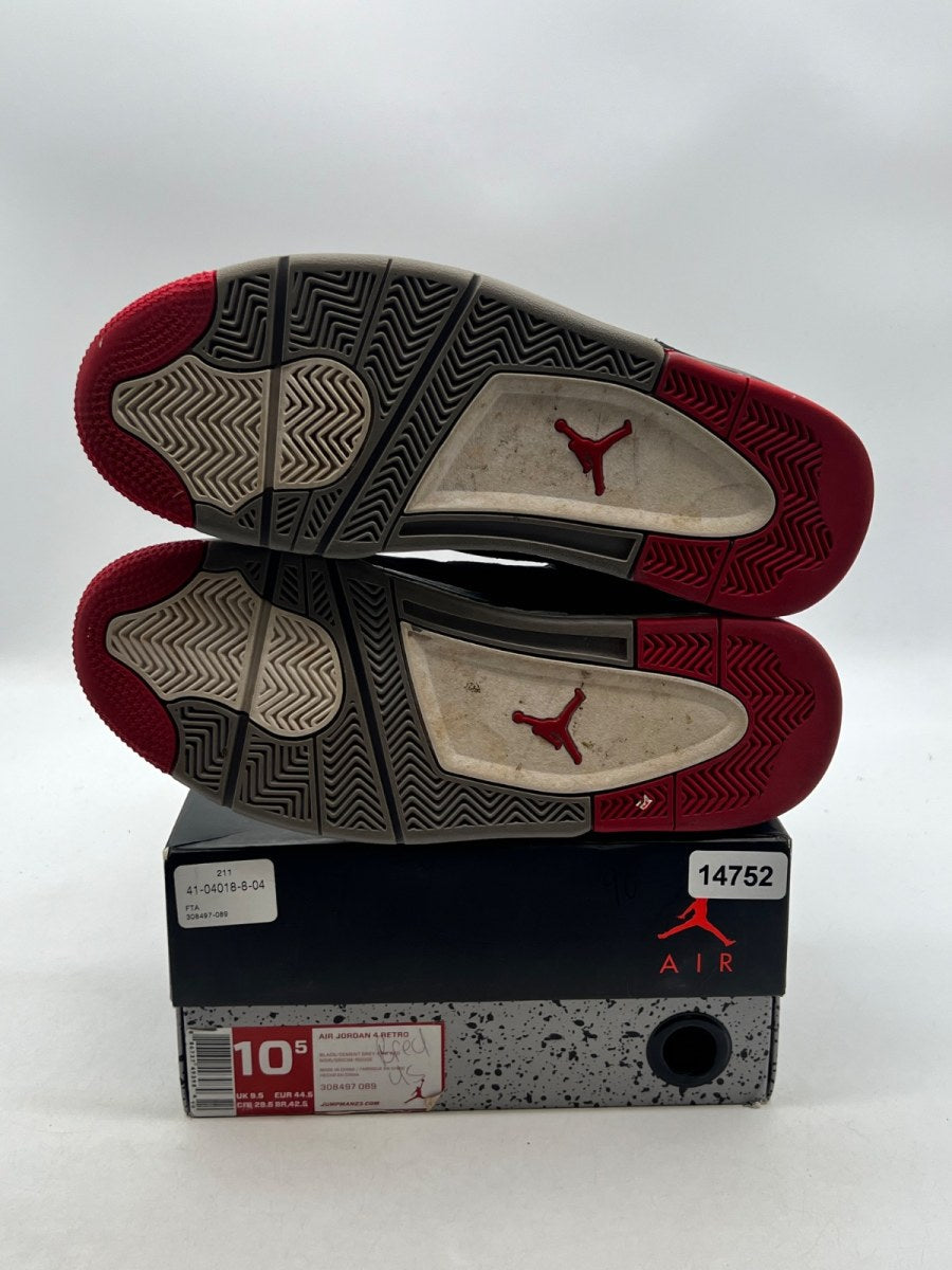 Jordan 4 Retro Black Cement (2012) (Size 10.5) - Image 8
