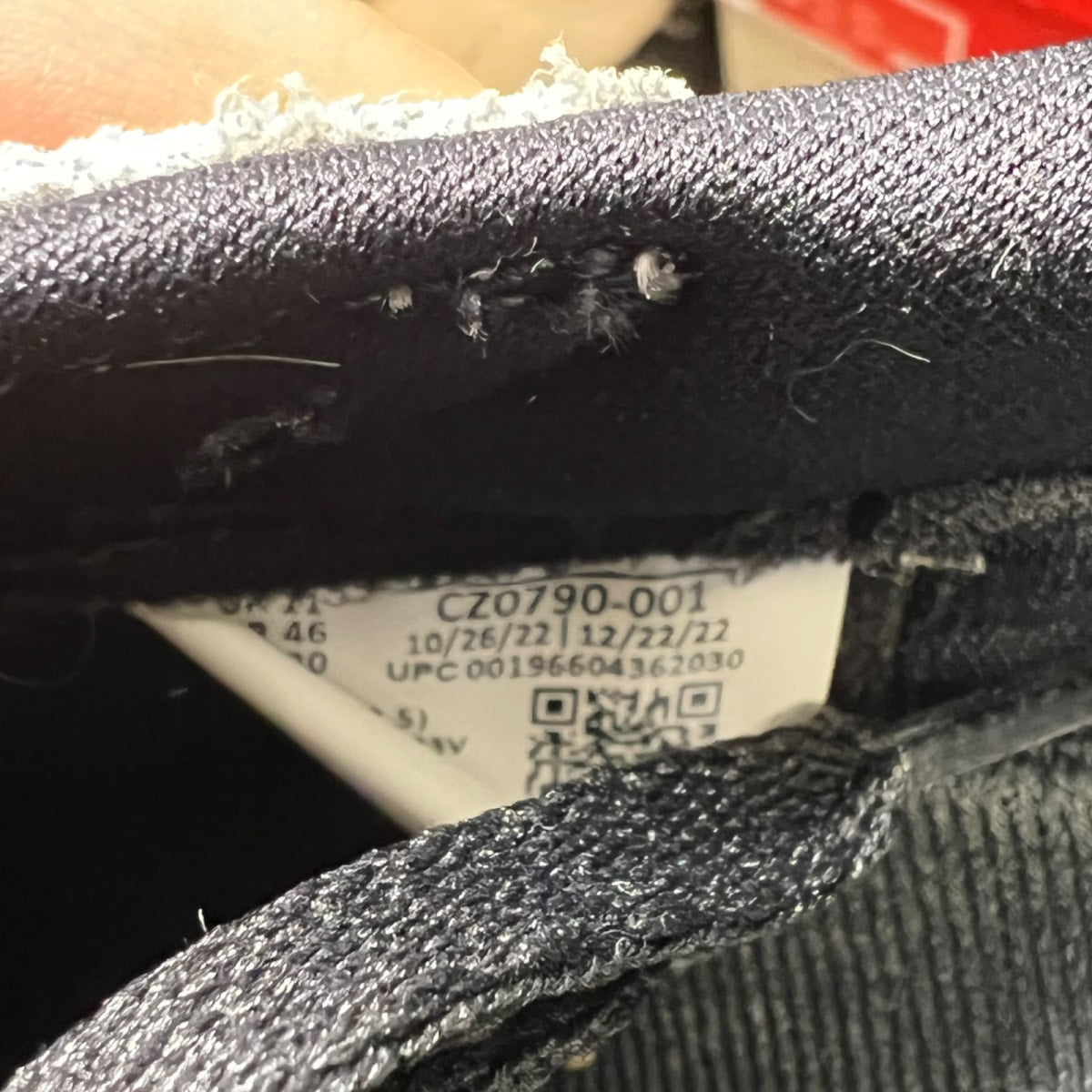 Jordan 1 Retro Low OG Black Cement 12 (Moderately Worn Pre-Owned)JordanBlack/Muslin/Tech Grey/White/Sail - Image 6