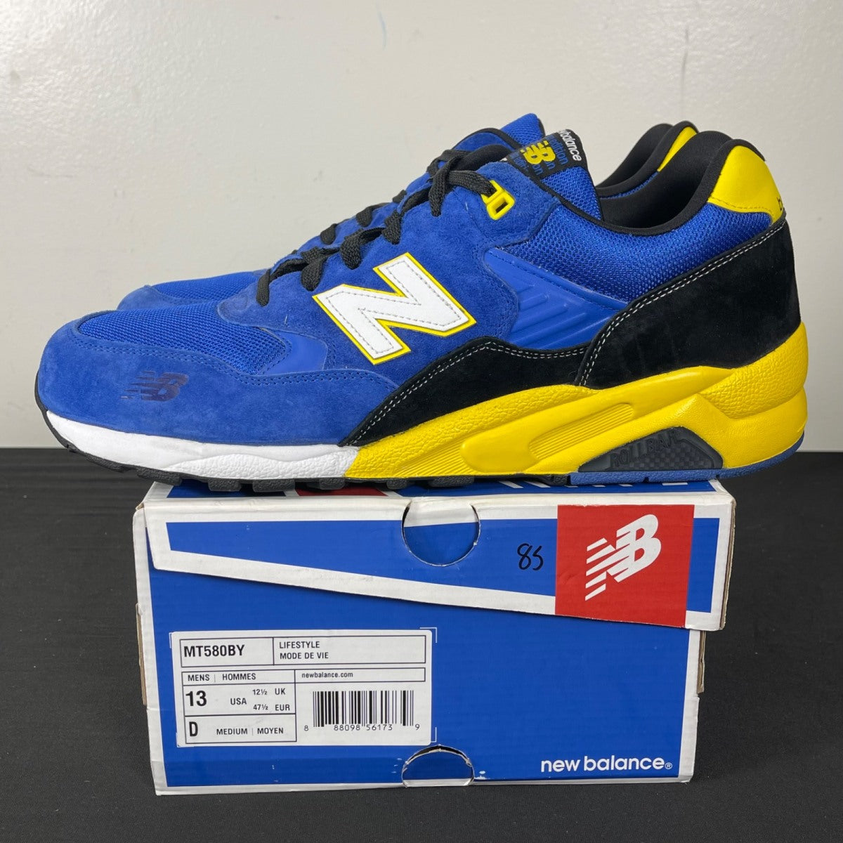 New Balance MT580 Racing Pack 13 (Moderately Worn Pre-Owned)New BalanceBlue/Yellow - Image 3