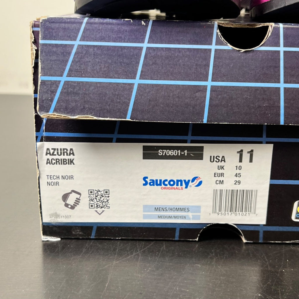 Saucony Azura Acribik Tech Noir 11 (Lightly Worn Pre-Owned)SauconyBlack/Pink - Image 5