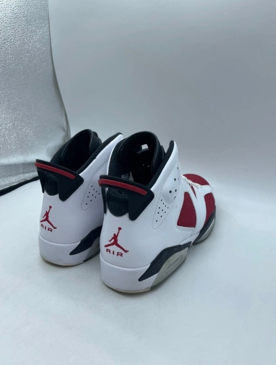 Jordan 6 Retro Carmine (2014) 10.5 (Lightly Worn Pre-Owned)JordanWhite/Carmine-Black - Image 5