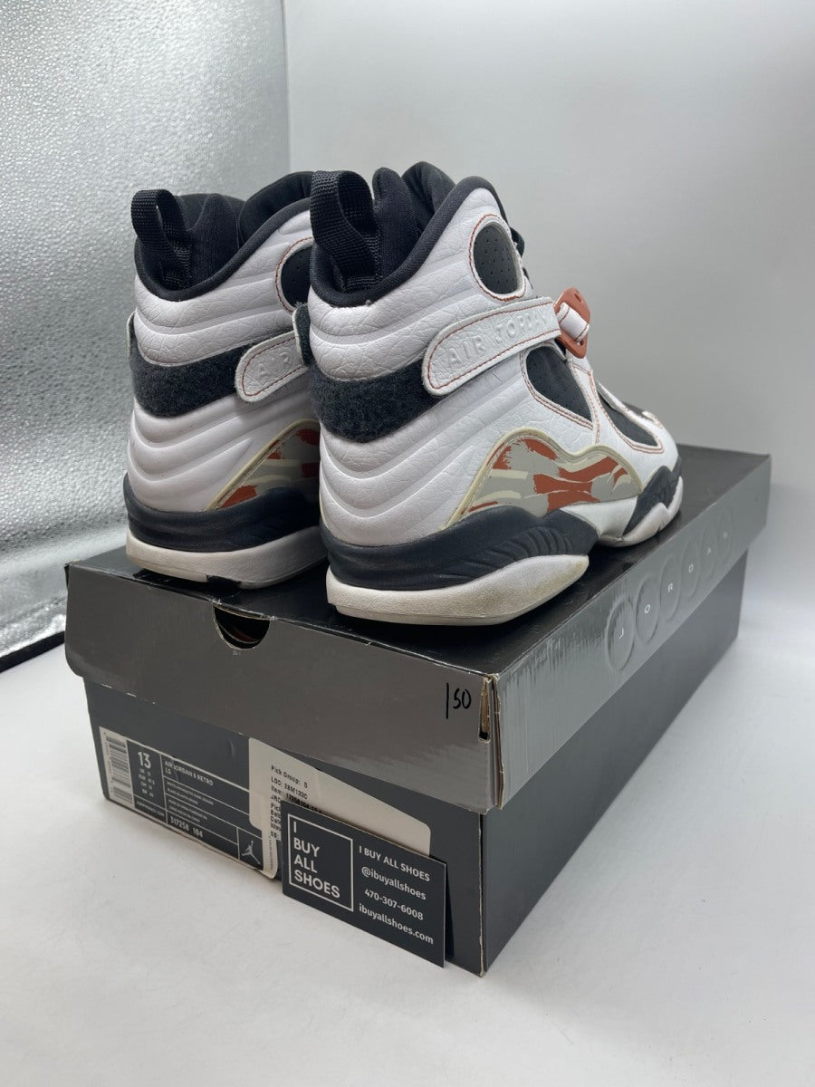 Jordan 8 Retro Black Toe 13 (Moderately Worn Pre-Owned)
