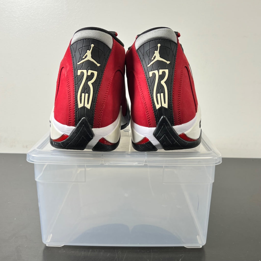 Jordan 14 Retro Gym Red Toro (Size 12) Lightly Worn - Image 5
