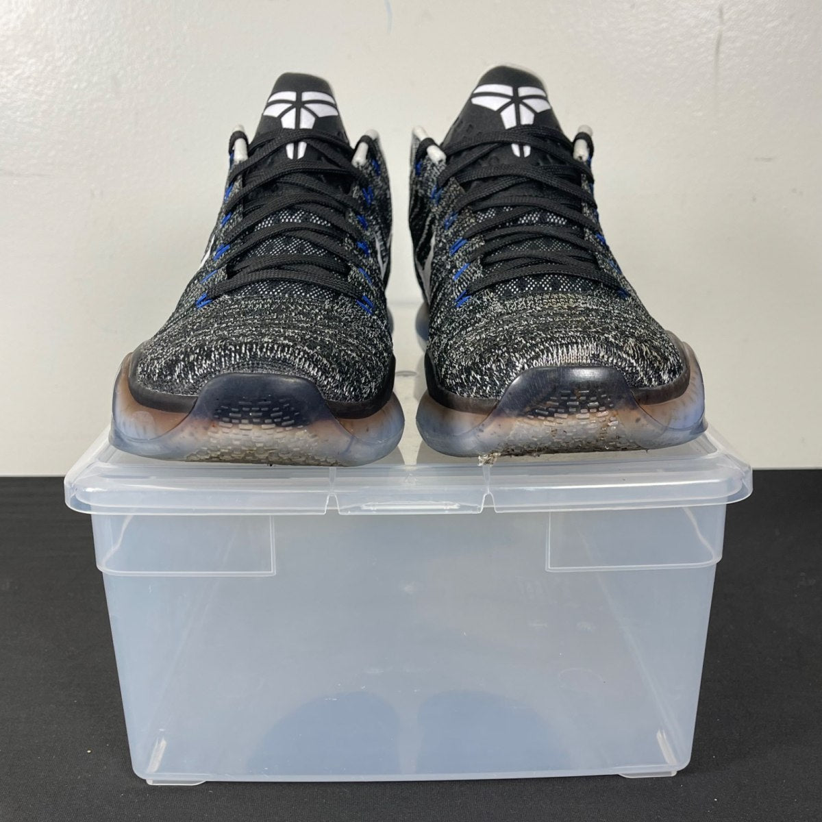 Nike Kobe 10 Elite HTM Oreo 10 (Moderately Worn Pre-Owned)NikeBlack/White-Game Royal - Image 2