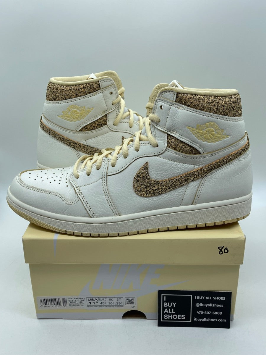 Jordan 1 Retro High OG Craft Vibrations Of Naija 11.5 (Moderately Worn Pre-Owned) - Image 1