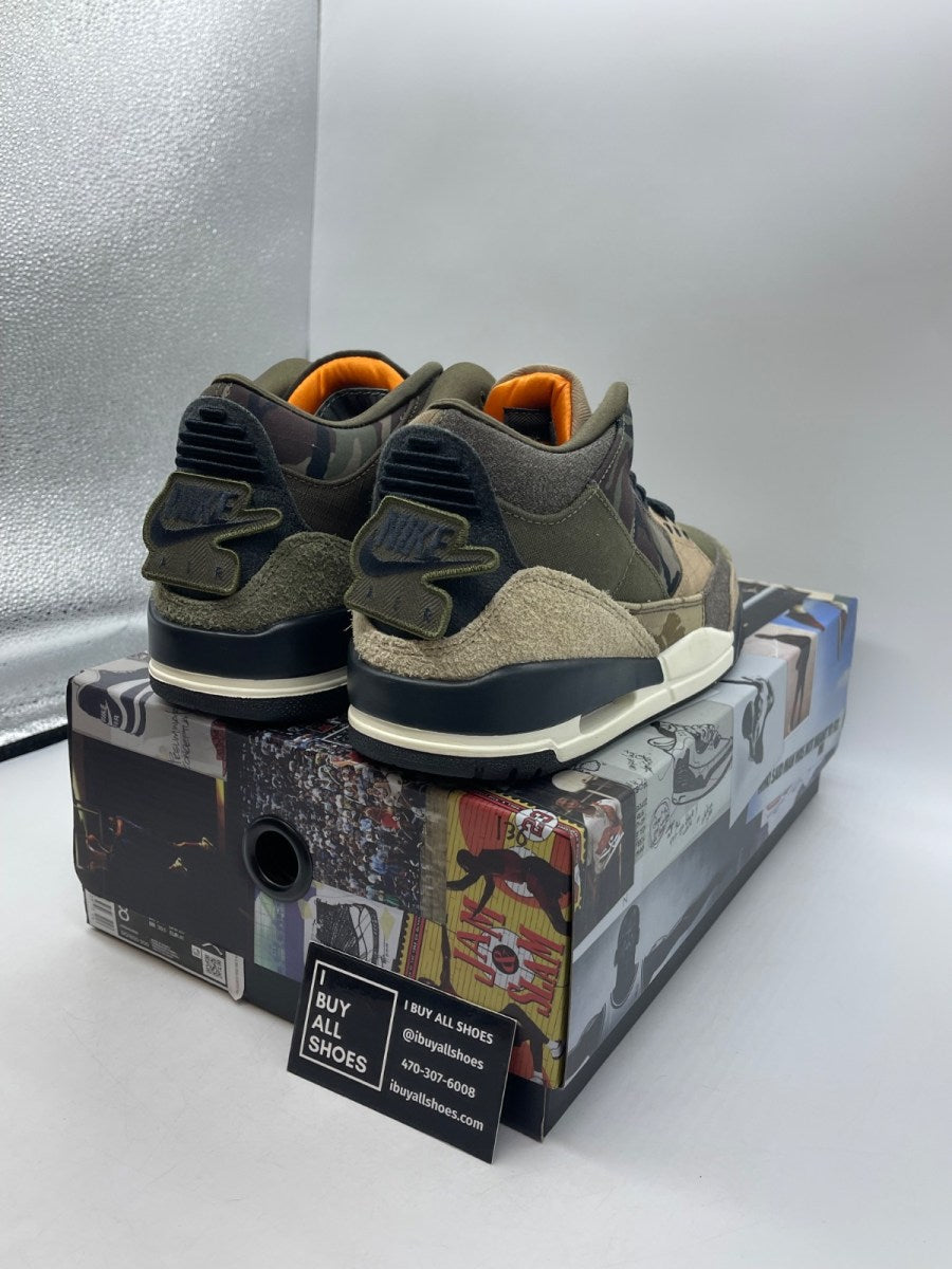 Jordan 3 Retro Patchwork Camo 8 (Moderately Worn Pre-Owned) - Image 5