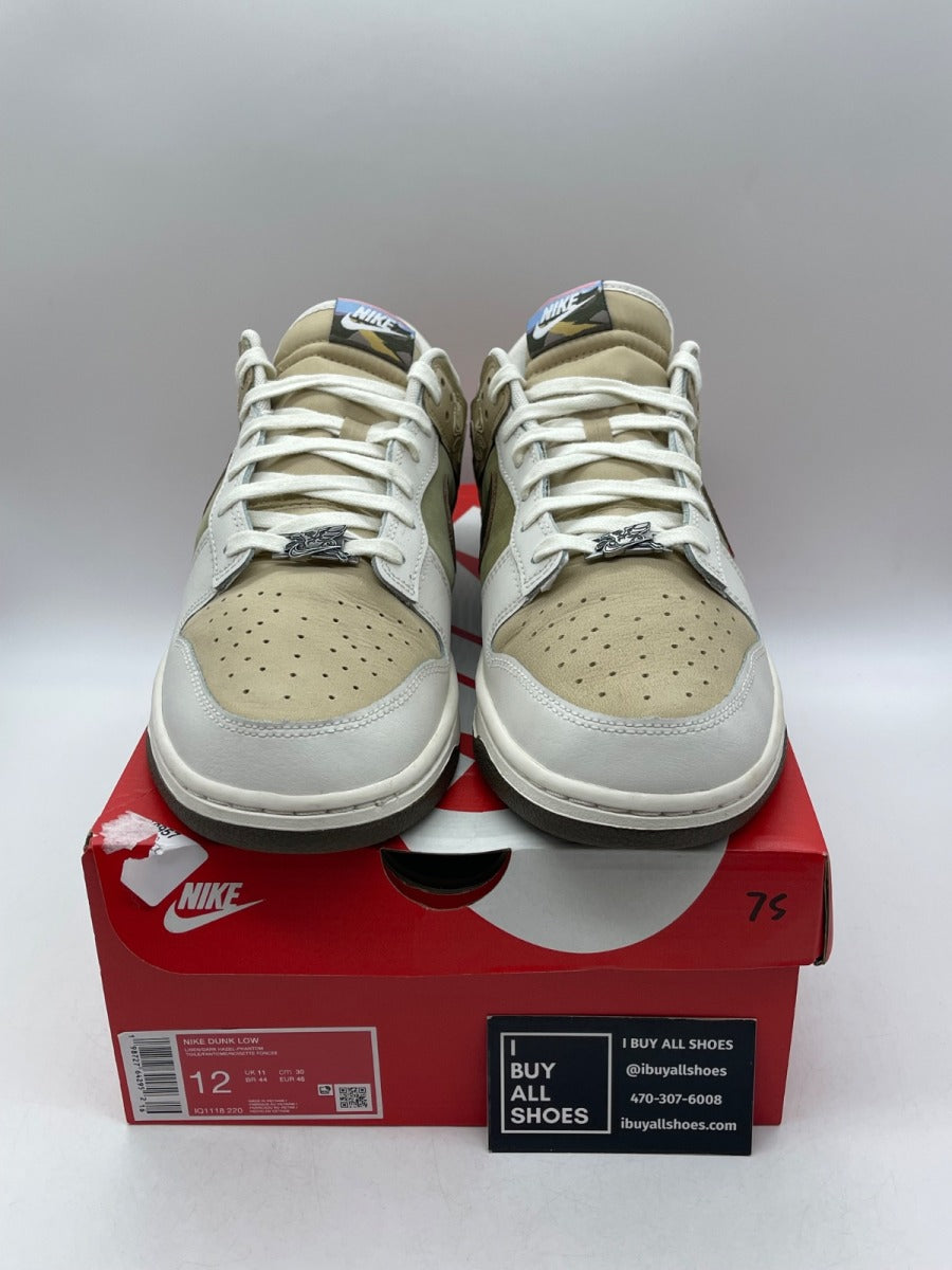 Nike Dunk Low Pegasus Pack Linen Phantom 12 (Moderately Worn Pre-Owned) - Image 2