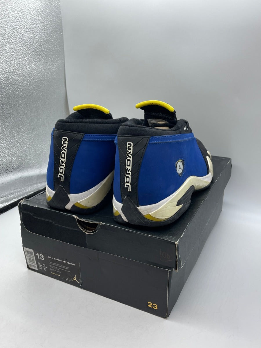 Jordan 14 Retro Low Laney (2015) 13 (Moderately Worn Pre-Owned) - Image 5