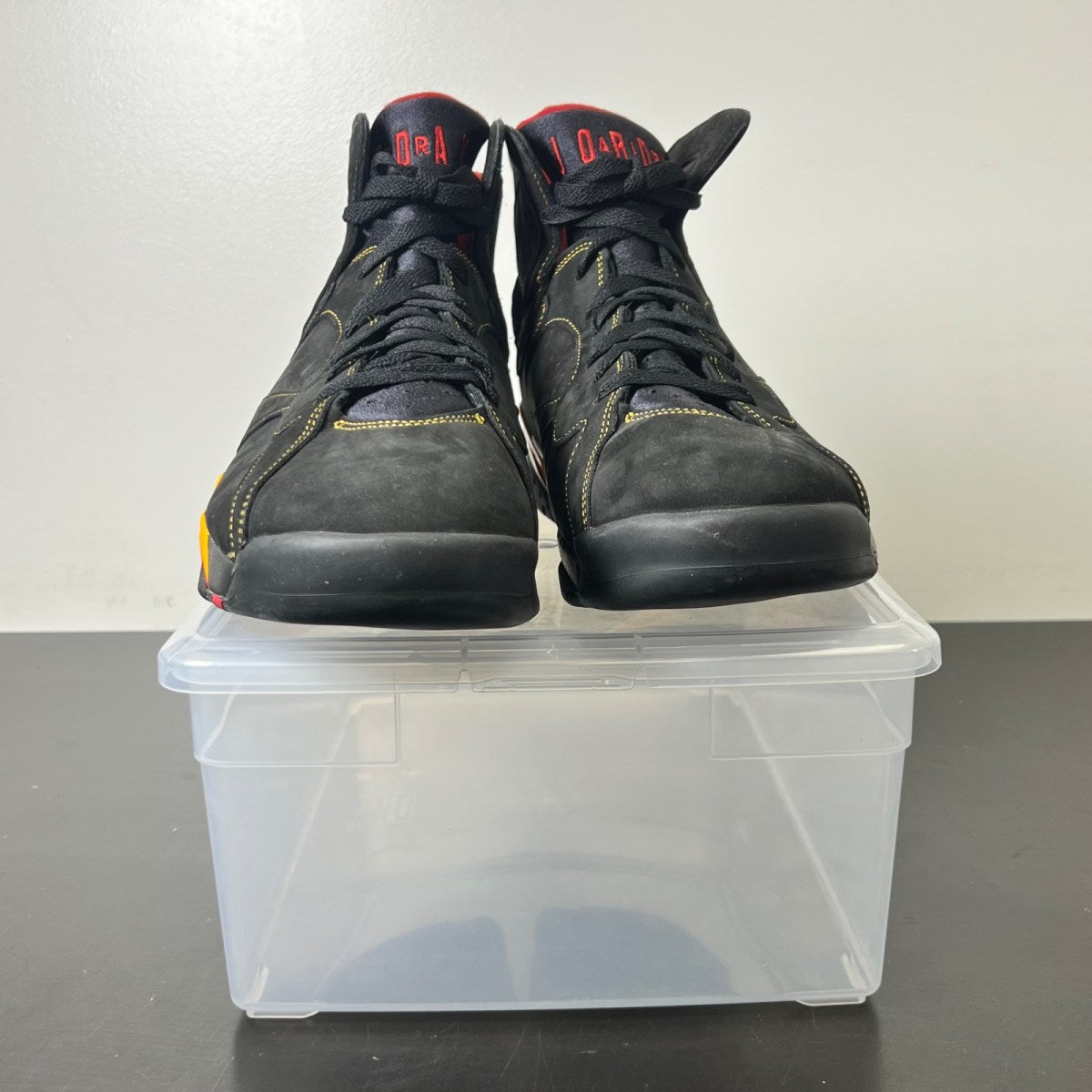 Jordan 7 Retro Citrus (2022) 14 (New Pre-Owned)JordanBlack/Citrus-Varsity Red - Image 2