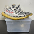 adidas Yeezy Boost 350 V2 Zebra 10.5 (Moderately Worn Pre-Owned)adidasWhite/Core Black/Red - Image 1