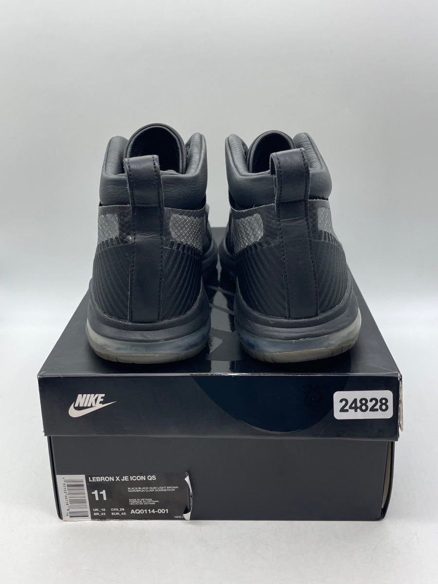 Nike LeBron Icon John Elliott Black 11 (Moderately Worn Pre-Owned)NikeBlack/Black-Gum Light Brown - Image 3