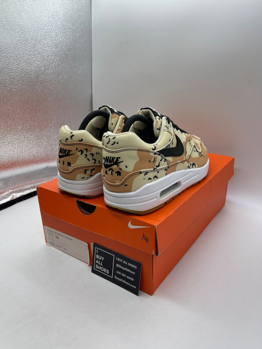 Nike Air Max 1 Premium 'Beach Camo' 10 (Moderately Worn Pre-Owned) - Image 5
