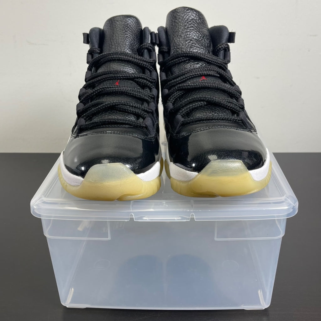 Jordan 11 Retro 72-10 9 (Moderately Worn Pre-Owned)JordanBlack/Gym Red-White-Anthracite - Image 2