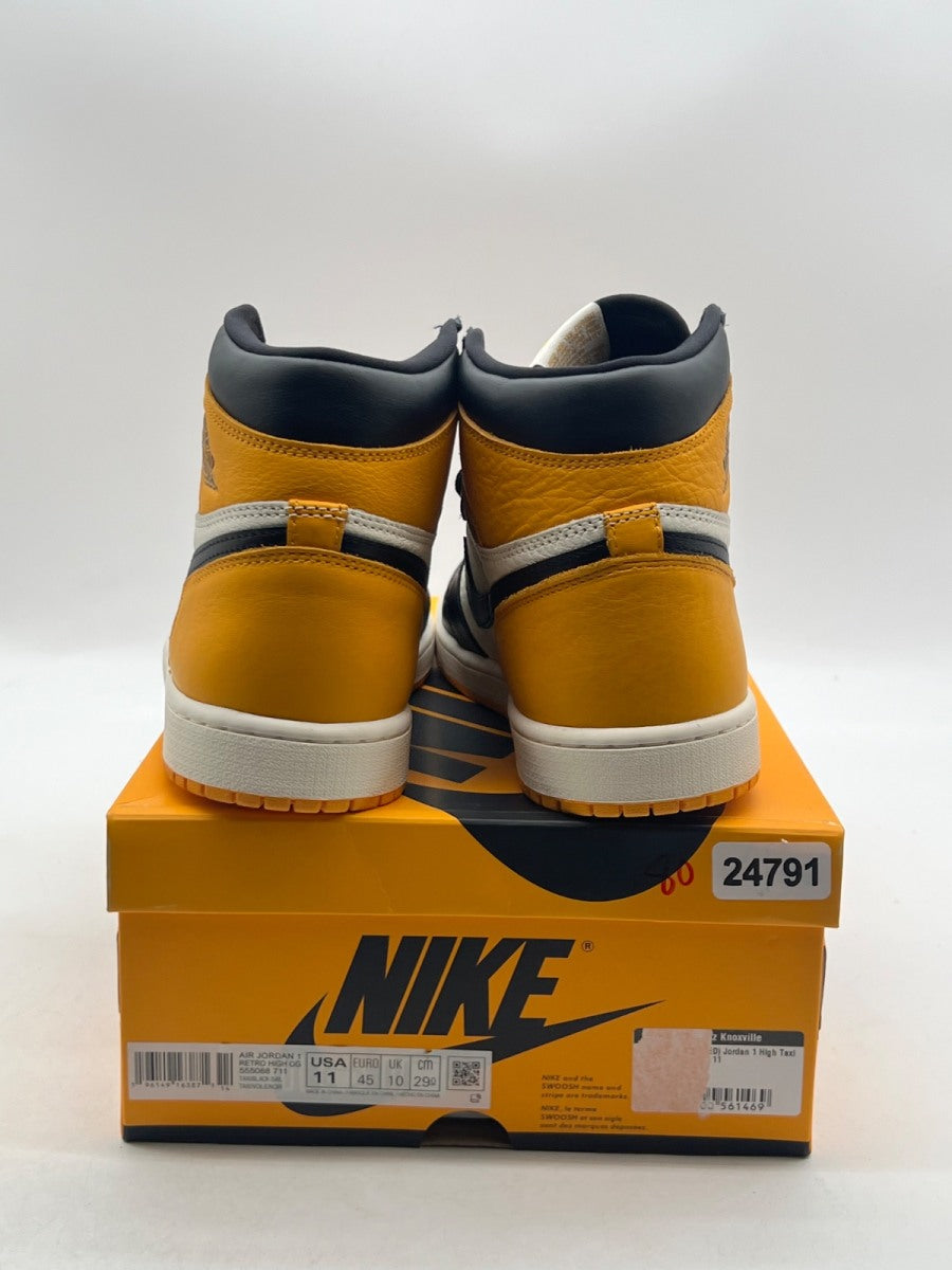 Jordan 1 Retro High OG Taxi 11 (Moderately Worn Pre-Owned)JordanTaxi/Black-Sail - Image 6