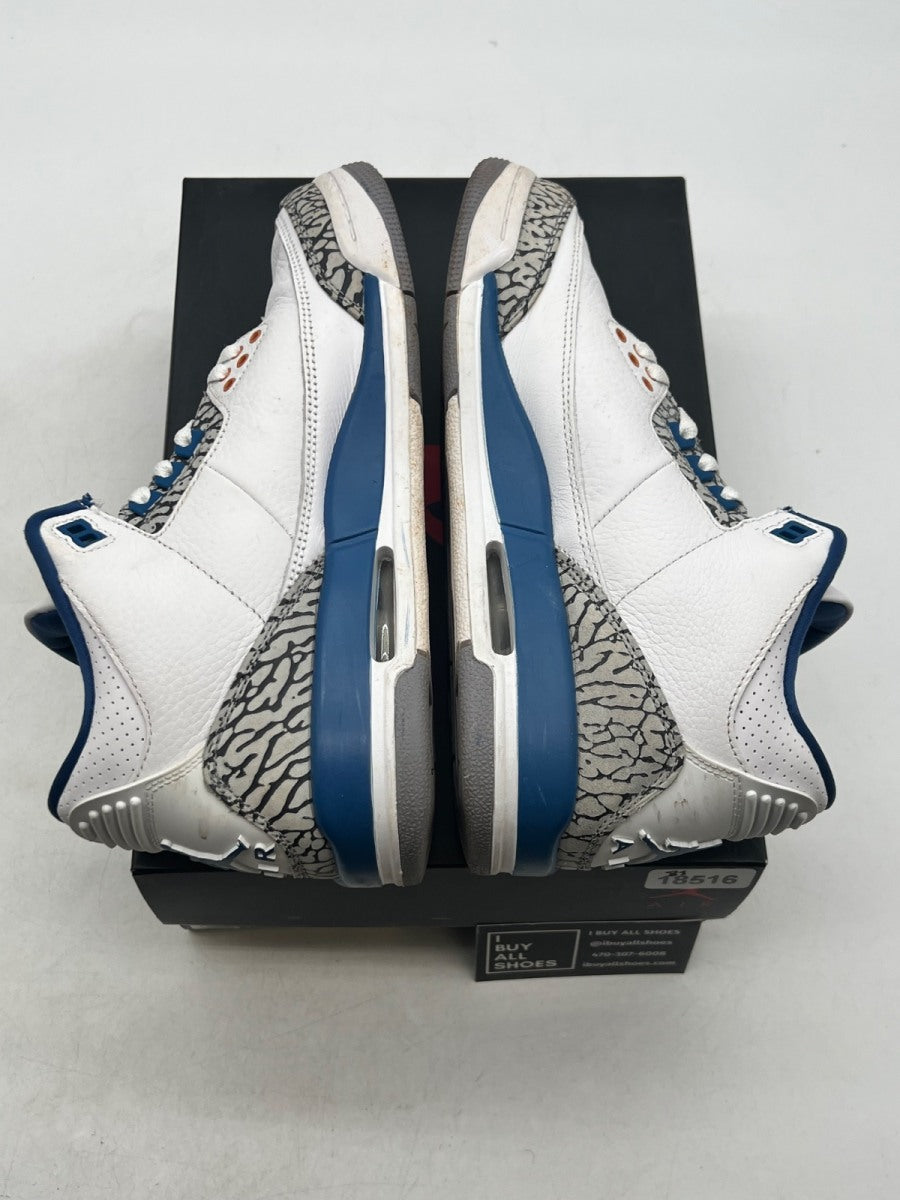 Jordan 3 Retro Wizards (GS) 7Y (Moderately Worn Pre-Owned) - Image 7