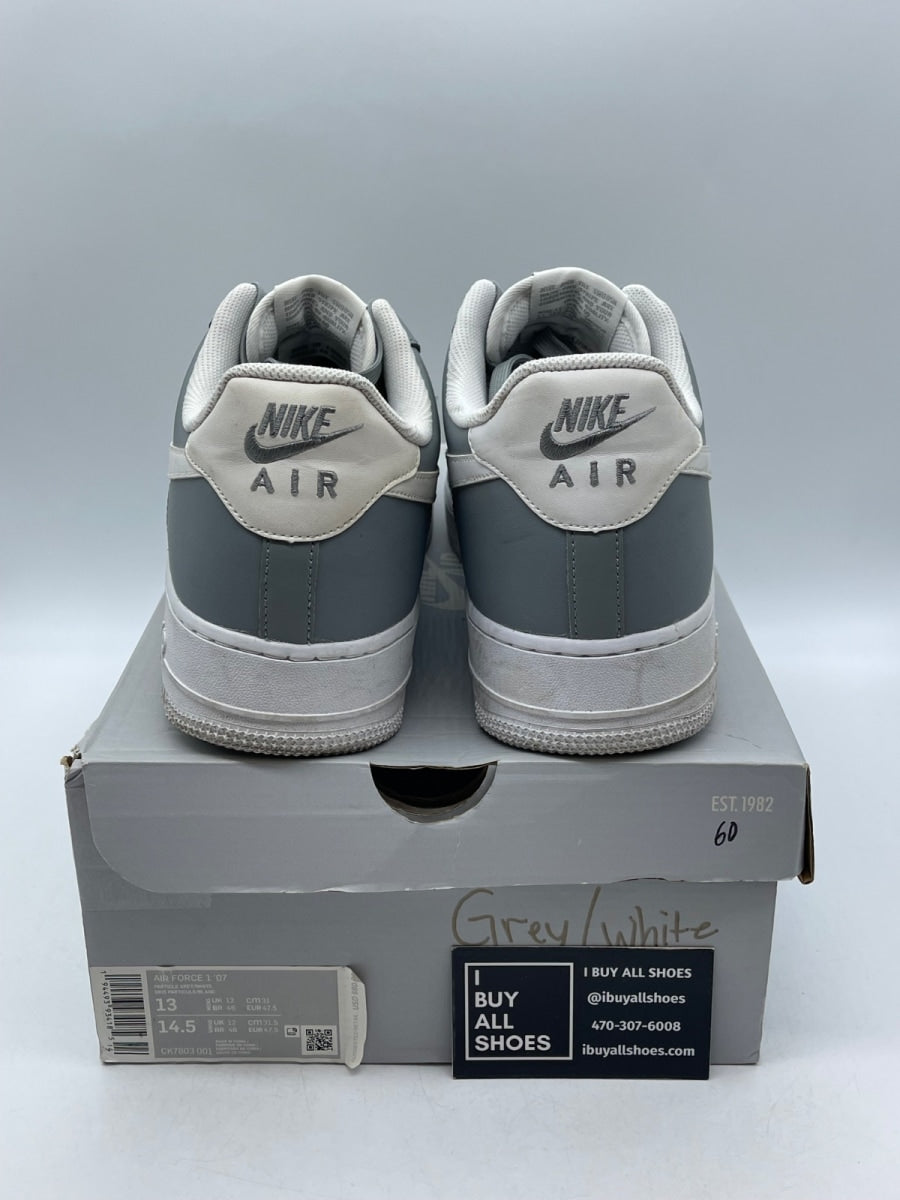 Nike Air Force 1 Low 'Wolf Grey' 13 (Moderately Worn Pre-Owned) - Image 3