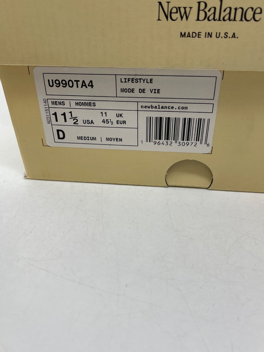 New Balance 990v4 MiUSA Grey Day (2023) 11.5 (Moderately Worn Pre-Owned)New BalanceMarblehead/Vintage Indigo - Image 9