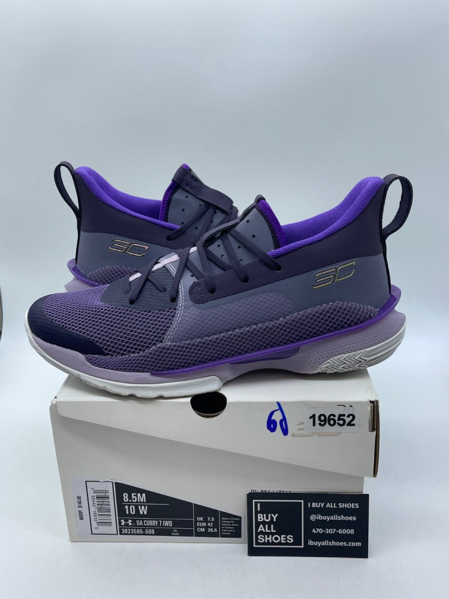 Under Armour Curry 7 'International Women's Day' 8.5 (Moderately Worn Pre-Owned) - Image 1