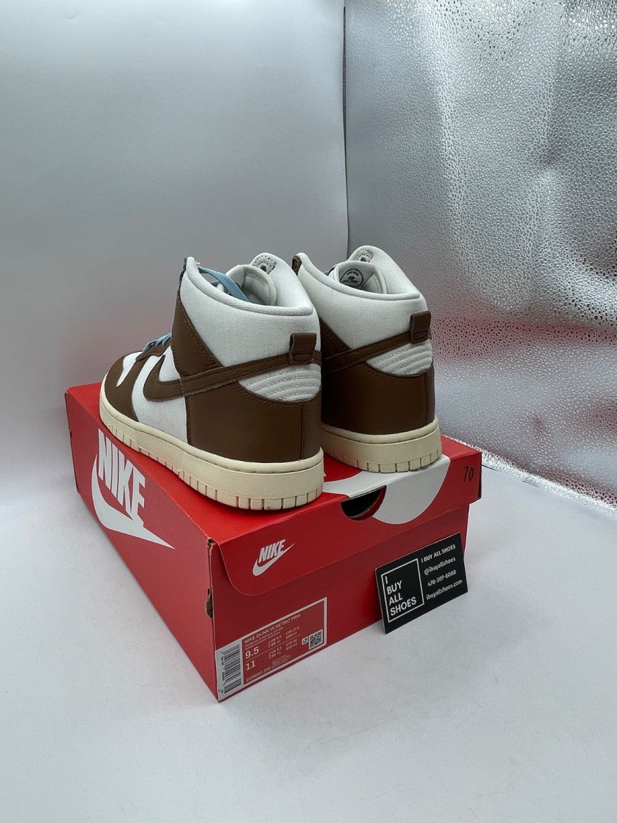 Nike Dunk High PRM Vintage Pecan Sail 9.5 (Moderately Worn Pre-Owned) - Image 4