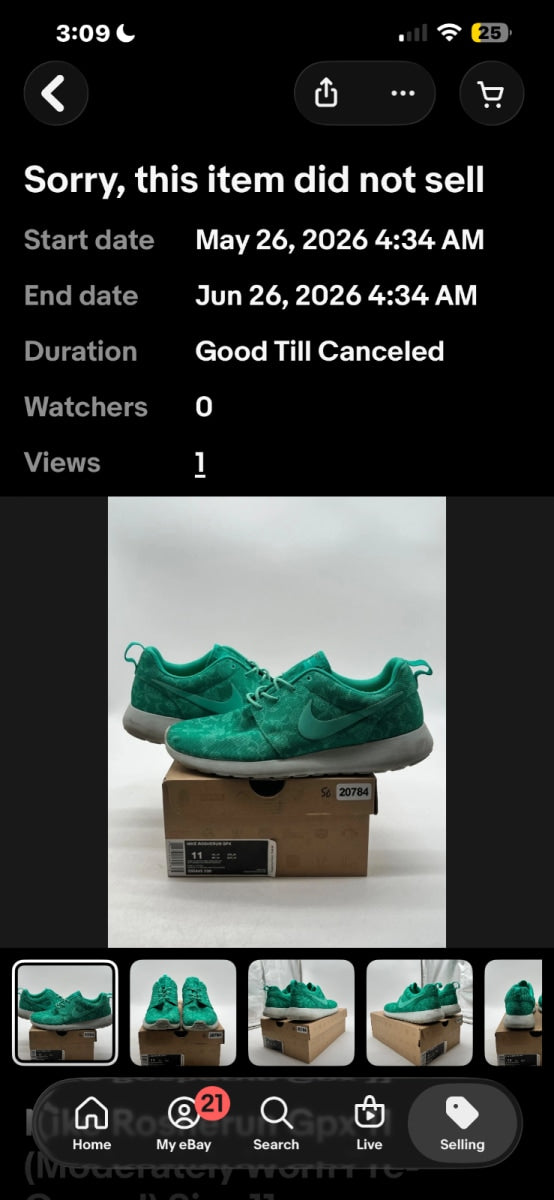 Jordan 3 Retro Green Glow (GS) 5.5Y (Moderately Worn Pre-Owned)JordanBlack/Green Glow/Wolf Grey/White - Image 7