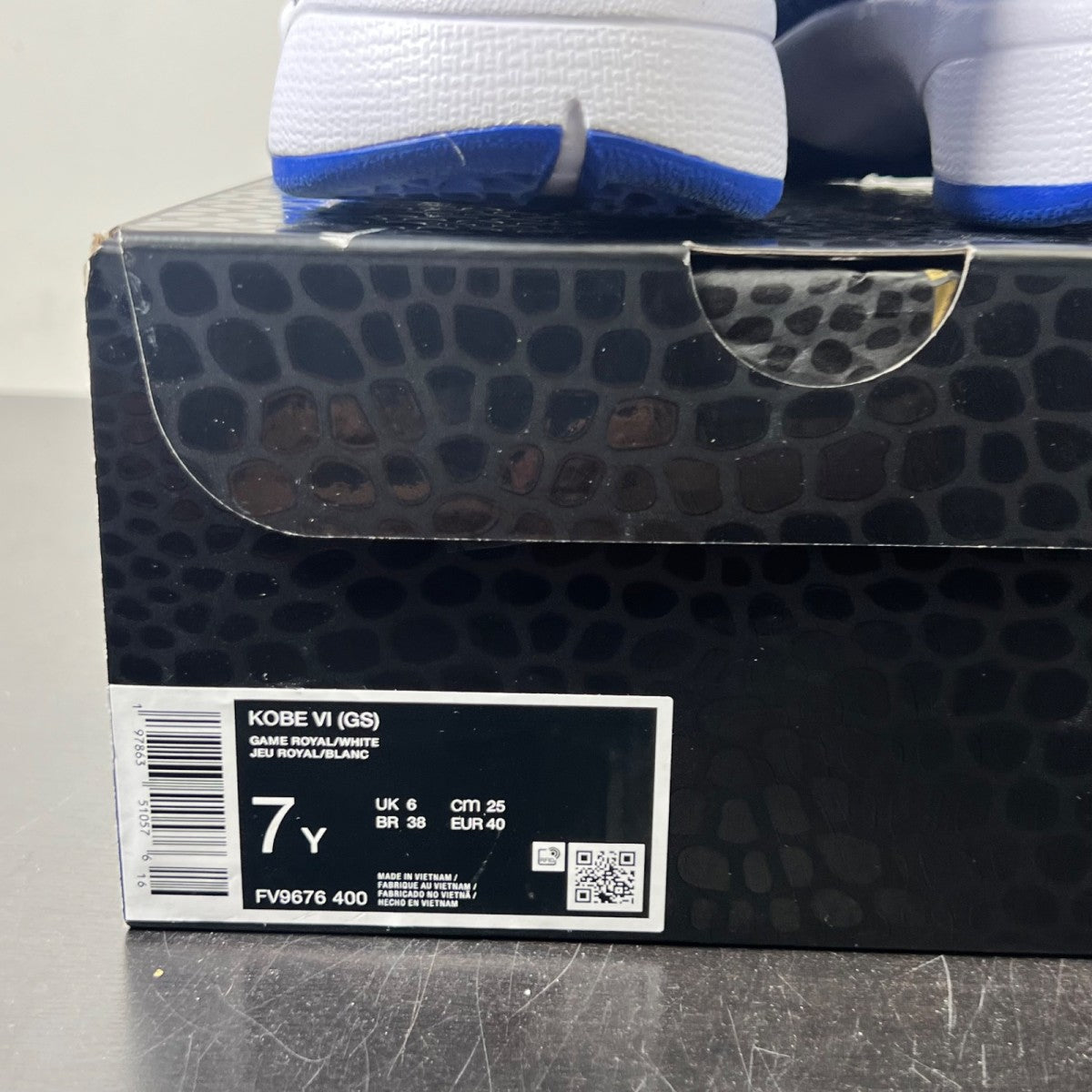 Nike Kobe 6 Dodgers (GS) 7Y (Lightly Worn Pre-Owned)NikeGame Royal/White/University Red - Image 5