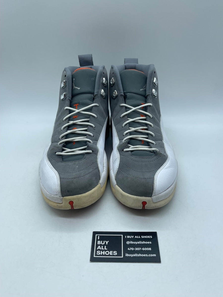 Jordan 12 Retro Cool Grey 12 (Heavily Worn Pre-Owned) - Image 2