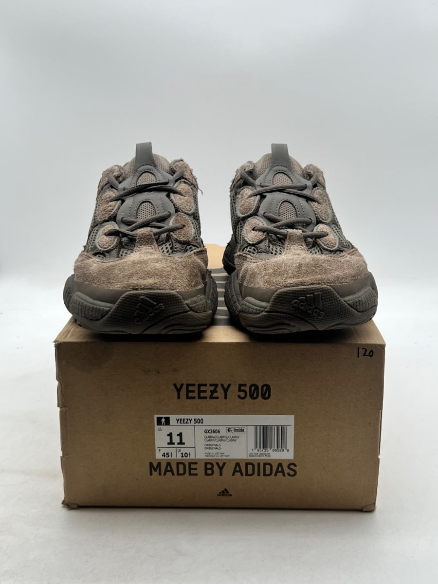 adidas Yeezy 500 Clay Brown 11 (Moderately Worn Pre-Owned) - Image 2