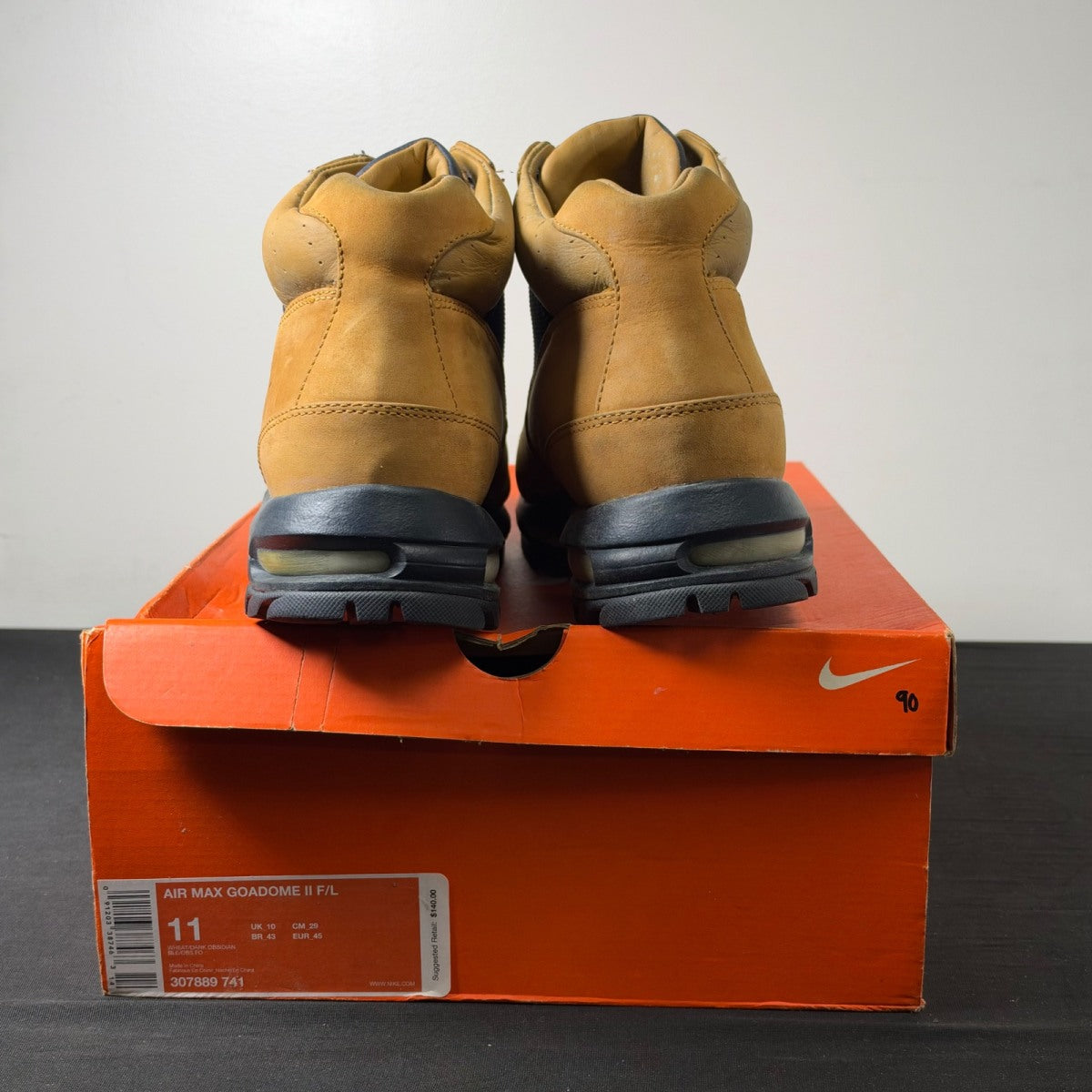Nike Air Max Goadome 2 F/L 'Wheat Dark Obsidian' (Size 11) - Image 5