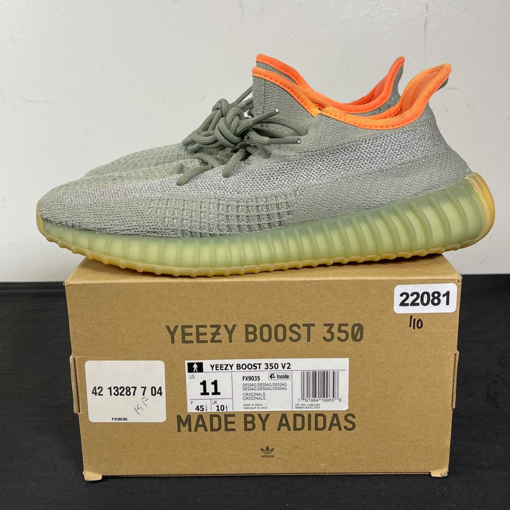 adidas Yeezy Boost 350 V2 Desert Sage 11 (Moderately Worn Pre-Owned)adidasDesert Sage/Desert Sage/Desert Sage - Image 3