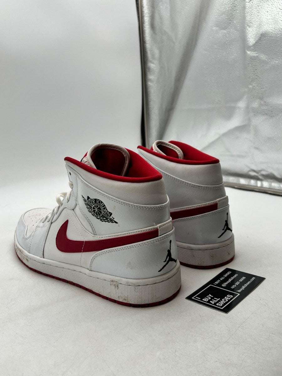 Jordan 1 Retro White Gym Red 13 (Moderately Worn Pre-Owned) - Image 4